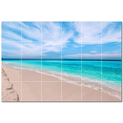 12'' x 12'' Satin Ceramic Decorative Mural