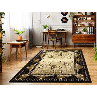 Keeler Animal Print Indoor Rug