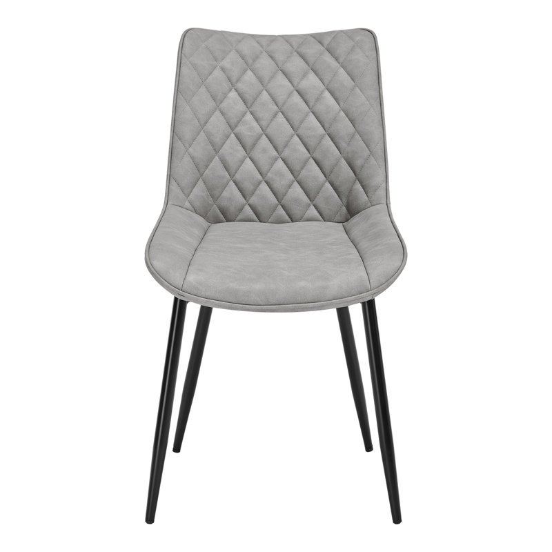 Alhambra 46.5cm H Upholstered Side Chair, 1, Grey