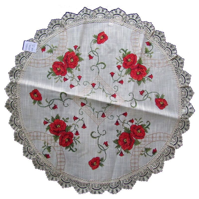 Nappe en dentelle fleur Cass