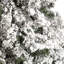 Sapin de Noël floqué avec lumières DEL-1816226954