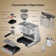 Coffee Maker, 15 Bar, Semi-automatic, Intelligent Temperature Control, Overheat Protection, Auto Shut-off, Large 2.8l Water Tank, Dual Cup Brewing, For Home, Office, Coffee Shop