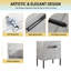 Meuble-lavabo simple 30 po avec plateau en céramique Keyvan-97807324-127459392