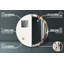 Huldar Glass Flat Wall Mirror