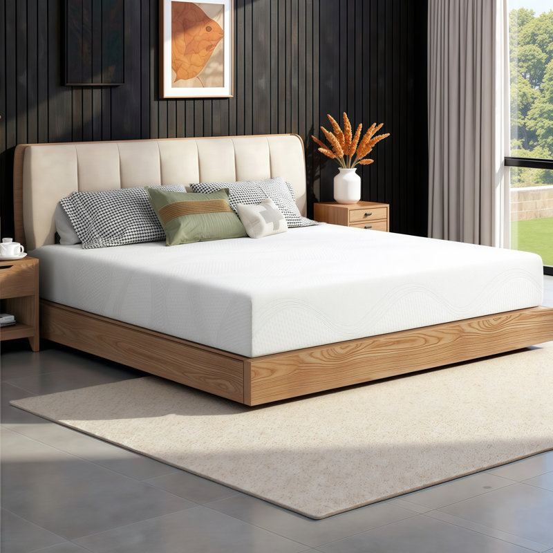 LUMERIS Cooling Gel Memory Foam Mattress - CertiPUR-US Certified for Pressure Relief & Support, 14, King