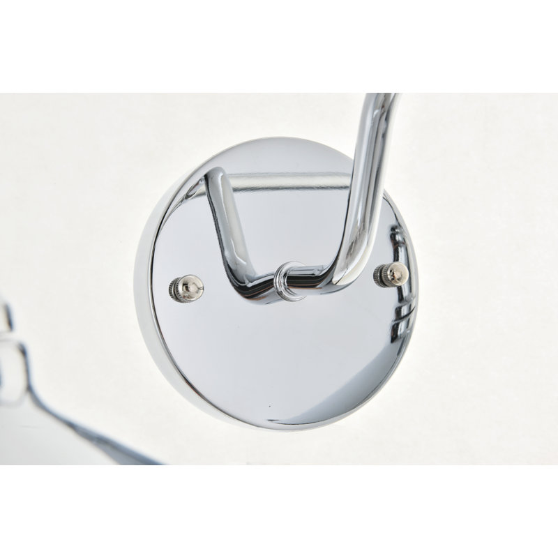 Éclairage pour salle de bain 3 lumières à intensité variable Elborough, H 5,8 po x l 20,9 po x P 20,9 po, Chrome