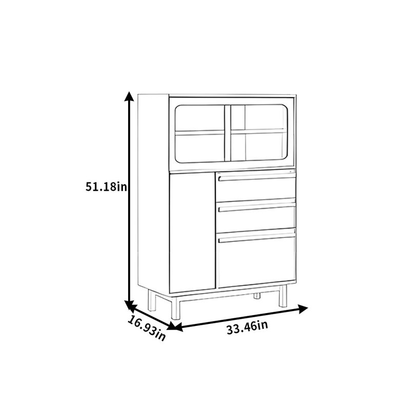 Rural American Style Sideboard