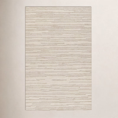 Keaundra Hand-Woven Geometric Wool Rug
