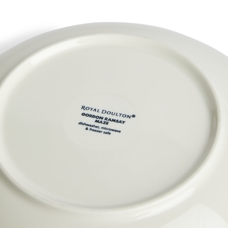 Gordon Ramsay Maze Line Pasta Bowl 9.5" Set of 4