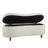 Bailey Cream Boucle Upholstered Flip-Top Storage Bench with Hidden Compartment-276019330