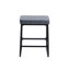 Ensemble de 2 tabourets de bar Ebern Designs Selma, cuir PU, pieds en fer-799263617-696169360