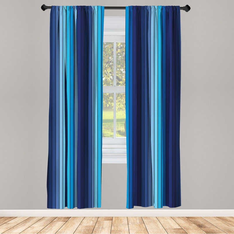 Plaques Semi-Sheer Rod Pocket Curtain Panels, 28" x 84"