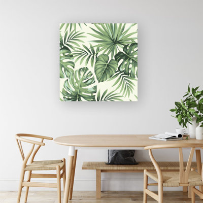 Exotic Palm Leaves - Wrapped Canvas Print