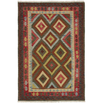 Shakira Wool Geometric Indoor Rug