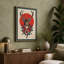 Crowned Deer Boho - Wrapped Canvas-353512683-353512688