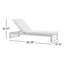 Chaise longue d'extérieur en teck Largo Pawni-997388008