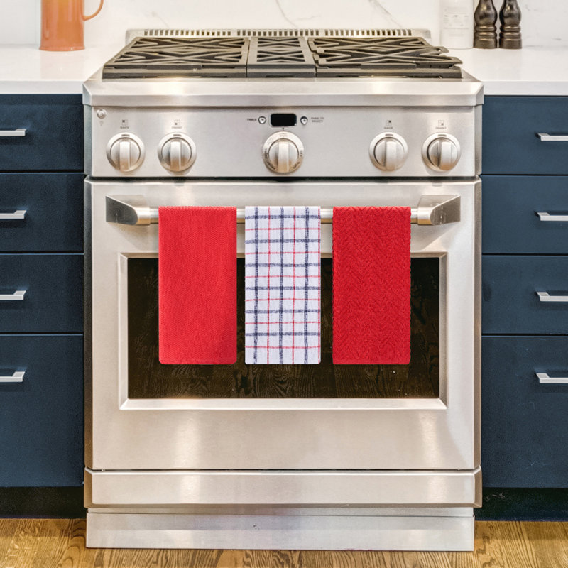 Nautica Cotton 3 Piece Tea Towel Set