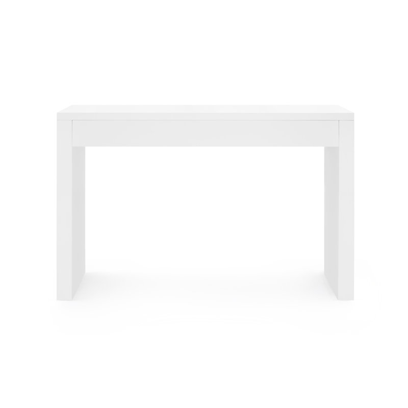 Morgan 45'' W Console Table, Chiffon White, 30"H x 45"W x 12"D