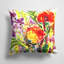Coussin décoratif intérieur/extérieur fleur