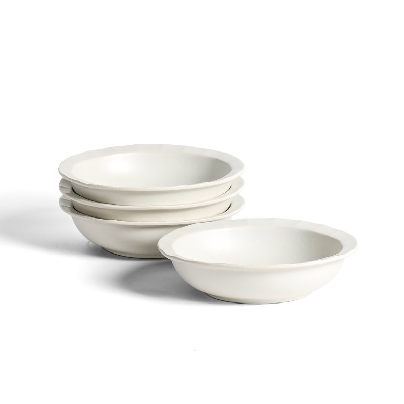Ensemble de bols à pâtes 4 pièces Stone Lain Oasis, Blanc