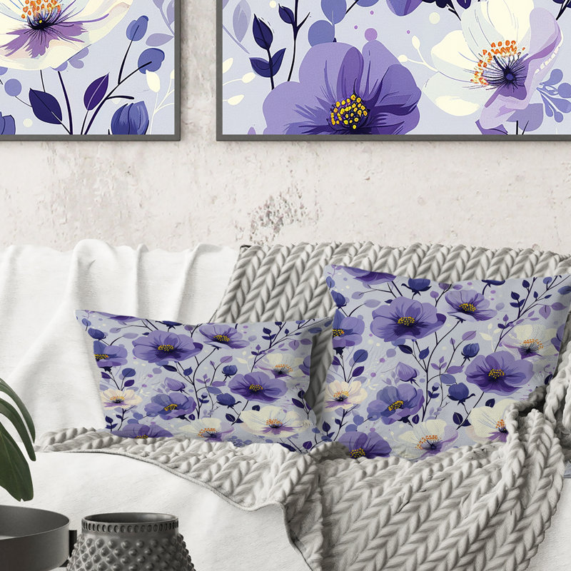 Coussin lombaire mauve lavande Delight III