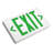 NICOR Lighting Thermoplastic Edge Lit LED Double Sided Exit Sign-50035331