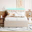 Lit plateforme tapissier avec lit gigogne-1092729757-1092729758