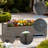 43.31"W Resin Raised Garden Bed Planter Box With Drainage Holes & Water Level Monitor