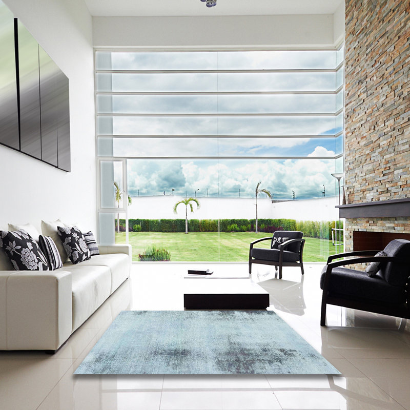 Tapis abstrait moderne 2044, Carré 5 pi