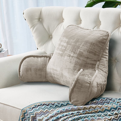 Textured Velvet Bedrest Pillow Cover & Insert