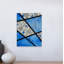 One-of-a-Kind Original Anginette «Windows to Your Heart # 1», peinture sur verre
