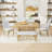Emere 6-Piece Dining Set,Extendable Table, Upholstered Chairs and Bench-735183214-735183121-735183120