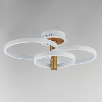 Hoopla-Semi-Flush Mount