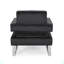 ARM CHAIR, Dazzling Silver Accents And Velvet Upholstery