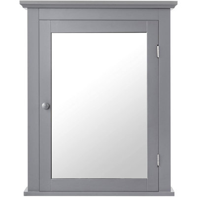 Jedinko 22'' W 27'' H Surface Framed Medicine Cabinet Mirror 1 Adjustable