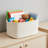 Cotton Rope Storage Basket 15"X10"X9" – Fabric Storage Bins For Organizing Clothes,Toys,Blankets