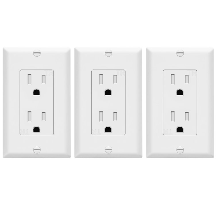 15-Amp Standard Tamper Resistant Duplex Outlet