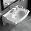 Whitehaus Collection Isabella 22.125'' Whie Vitreous China Oval Wall Mount Bathroom Sink with Overflow-198299772