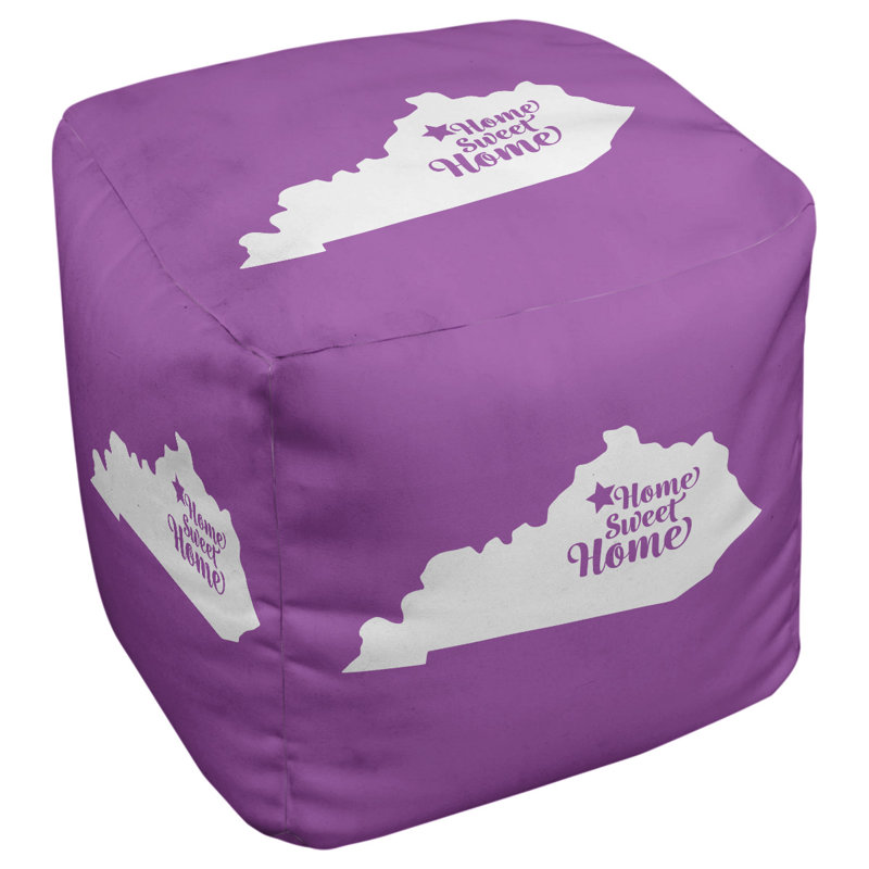 Repose-pieds à cubes frankfort the home, Violet