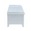 Banc en rotin et blanc avec rangement Flavius