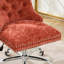 Chaise de bureau pivotante et touffetée à hauteur réglable-130840974-130840978-130840981