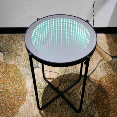 Led Round End Table