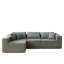 Canapé modulaire rembourré Corduroy