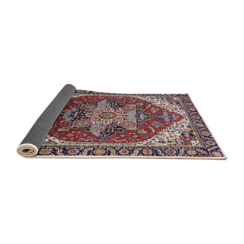 Wool Oriental Indoor Rug, Round 7'