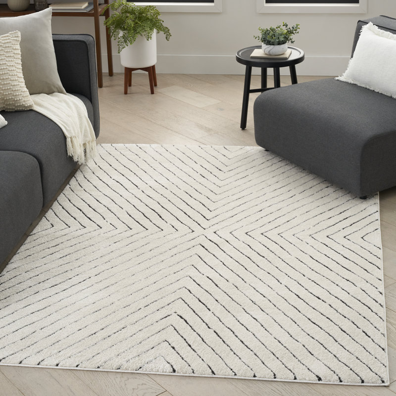 Palmerton Chevron Area Rug, Rectangle 160 x 229cm
