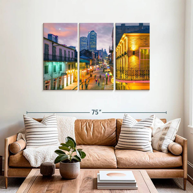 Nicci French Quarter Evening Glow, H 36 po x l 57 po
