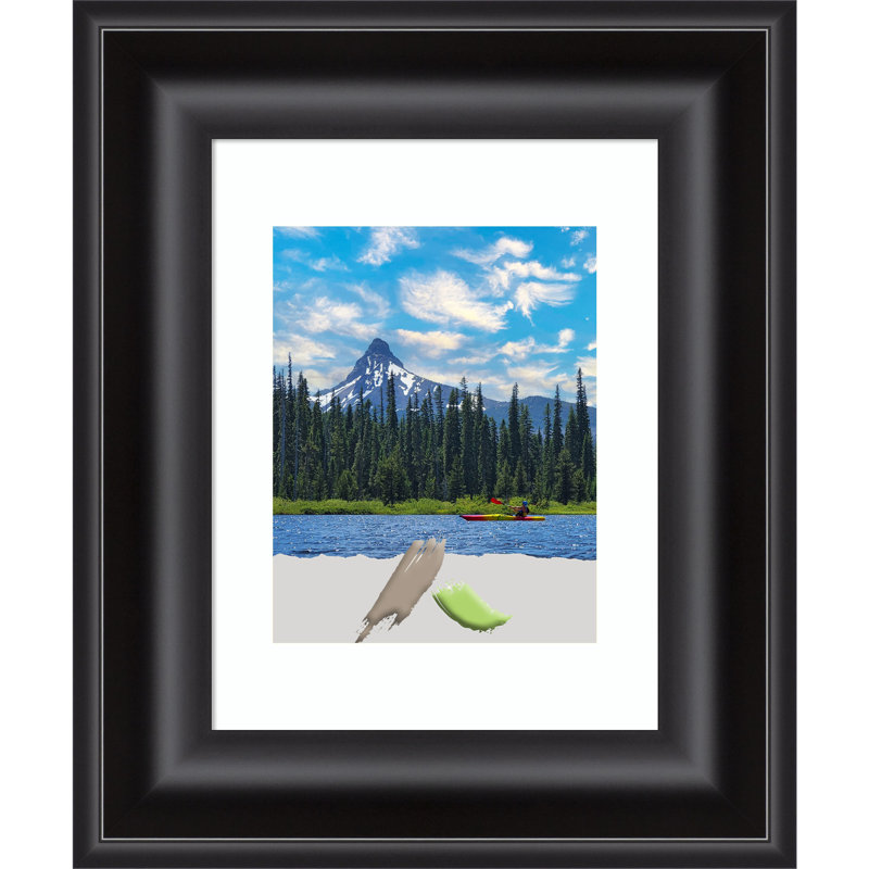 Arianah Black Picture Frame with Mat, 10'' x 8''