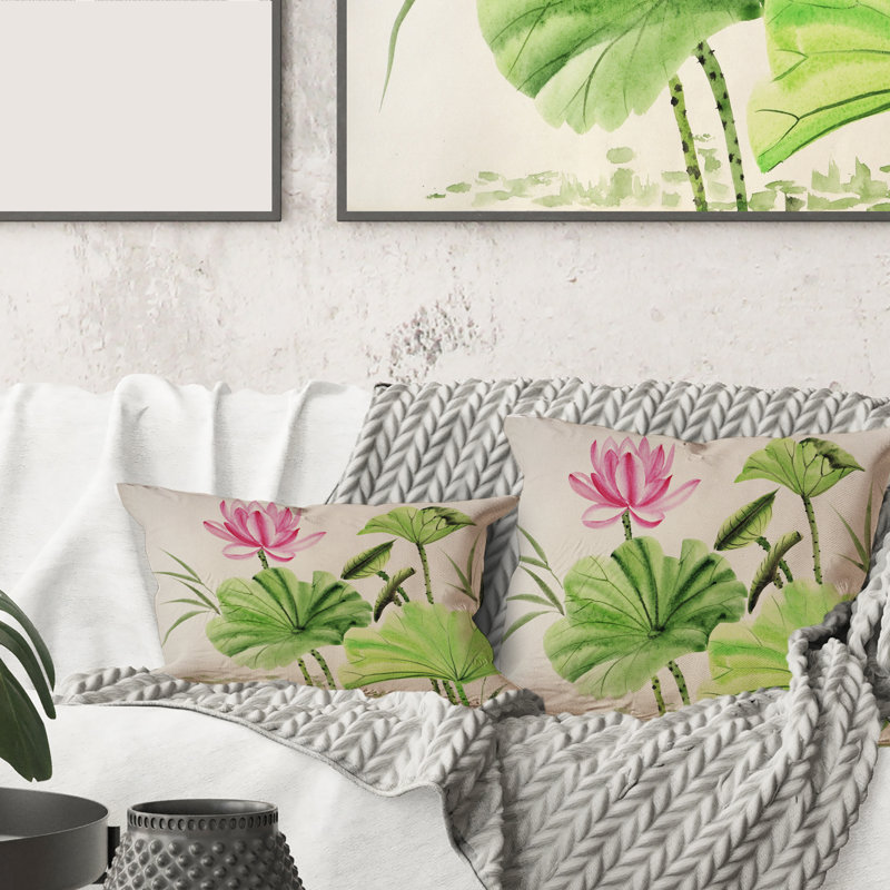 Floral Throw Pillow