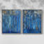 ABSTRACT Series VII - Reproduction encadrée de qualité supérieure - prêt à être accroché - aucun clou requis - aucun clou requis-1872811196-1872811140