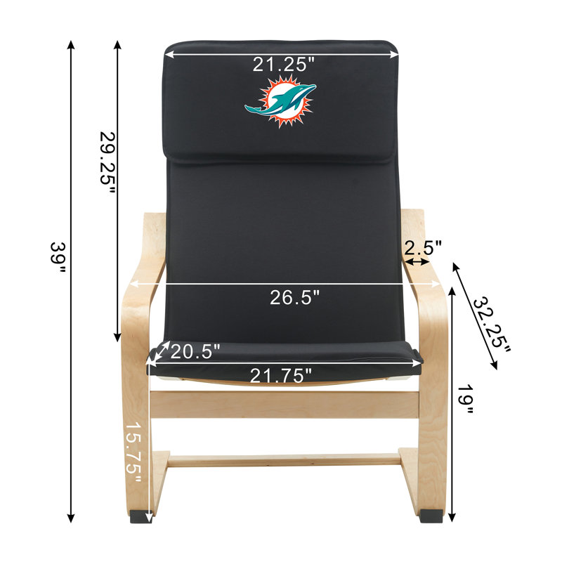 Bentwood Chair, Miami Dolphins